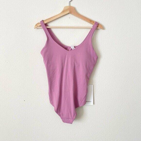 Lululemon Size 8 Align Sleeveless Bodysuit - Velvet Dust Pink