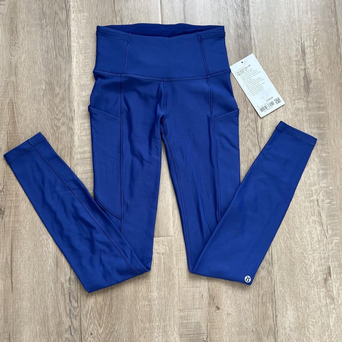 Lululemon Fast Free High Rise Tight 28 Psychic Fleece Size 2