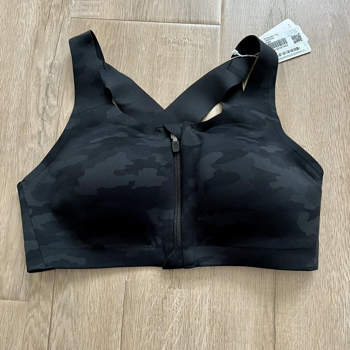 Lululemon Enlite Bra Zip Front High Support Hgdp Size 34C