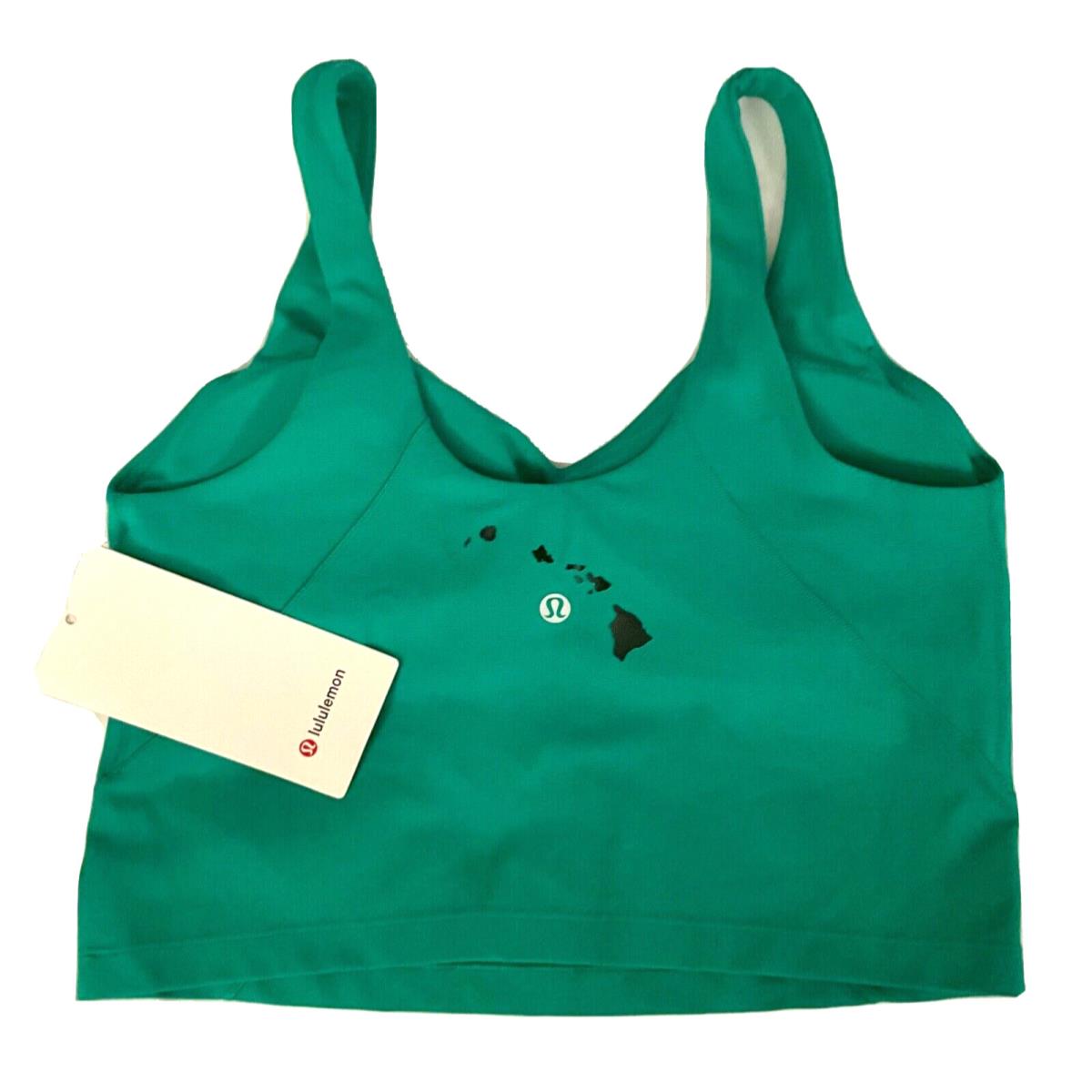 Limited Women`s Lululemon Align Tank Hawaii Islands - Kllg - Size 10 - Green