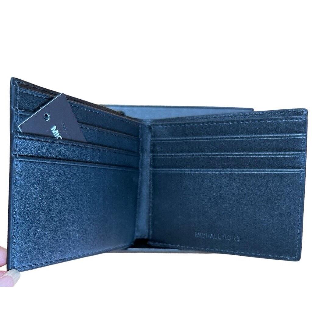 Michael Kors Men s Andy Leather Bifold Slim Wallet Black in Gift Box