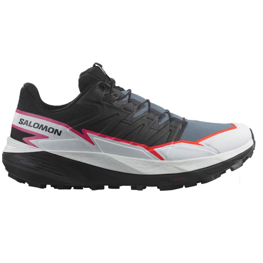 Salomon Women`s Thundercross Trail Running Shoes Select Size - Black / Bering Sea / Pink Glo