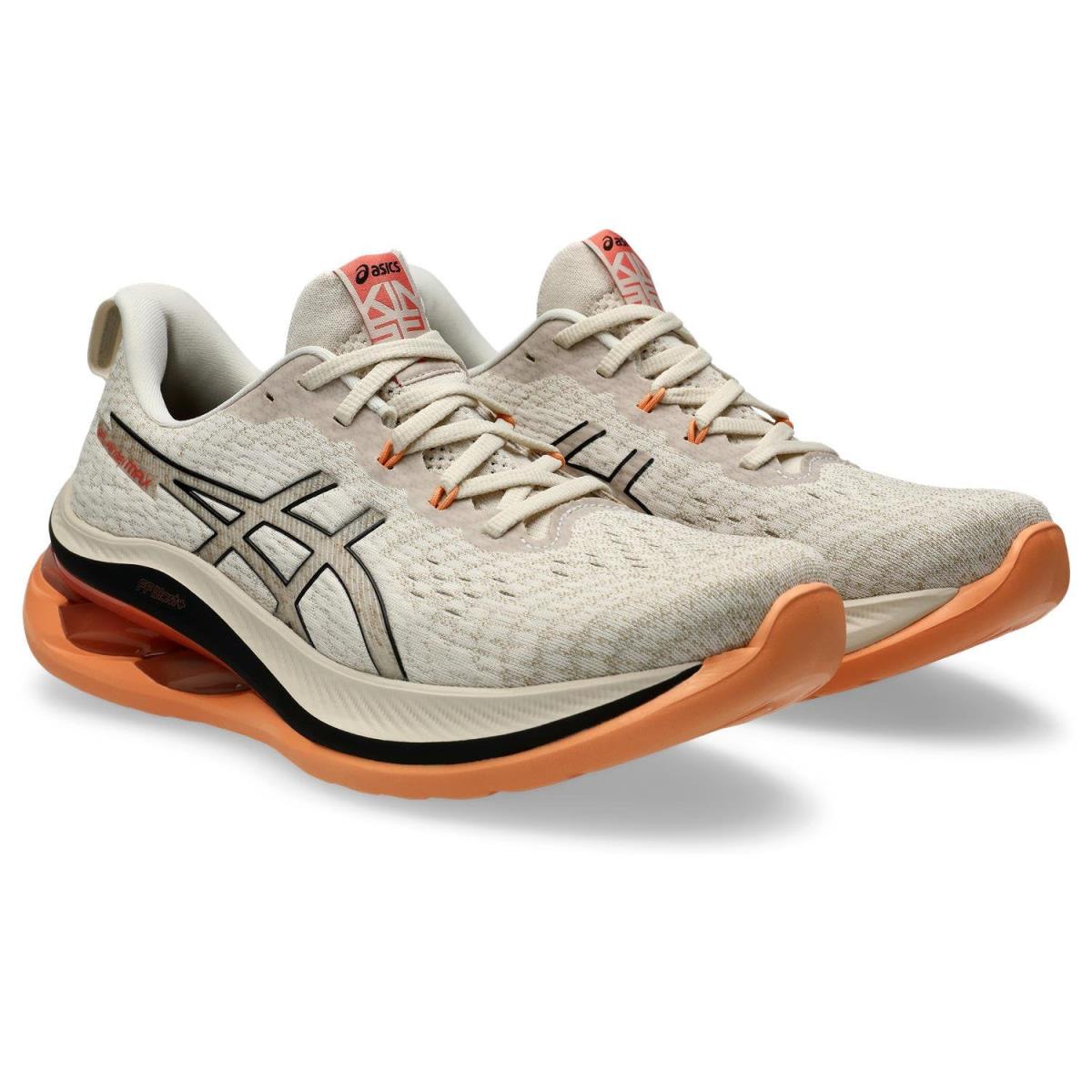 Man`s Sneakers Athletic Shoes Asics Gel-kinsei Max - Oatmeal/Black