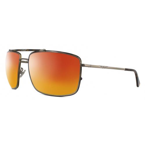 Police SPL965 Unisex Pilot Polarized Sunglasses Gunmetal Brown 63 mm 4 Options Red Mirror Polar