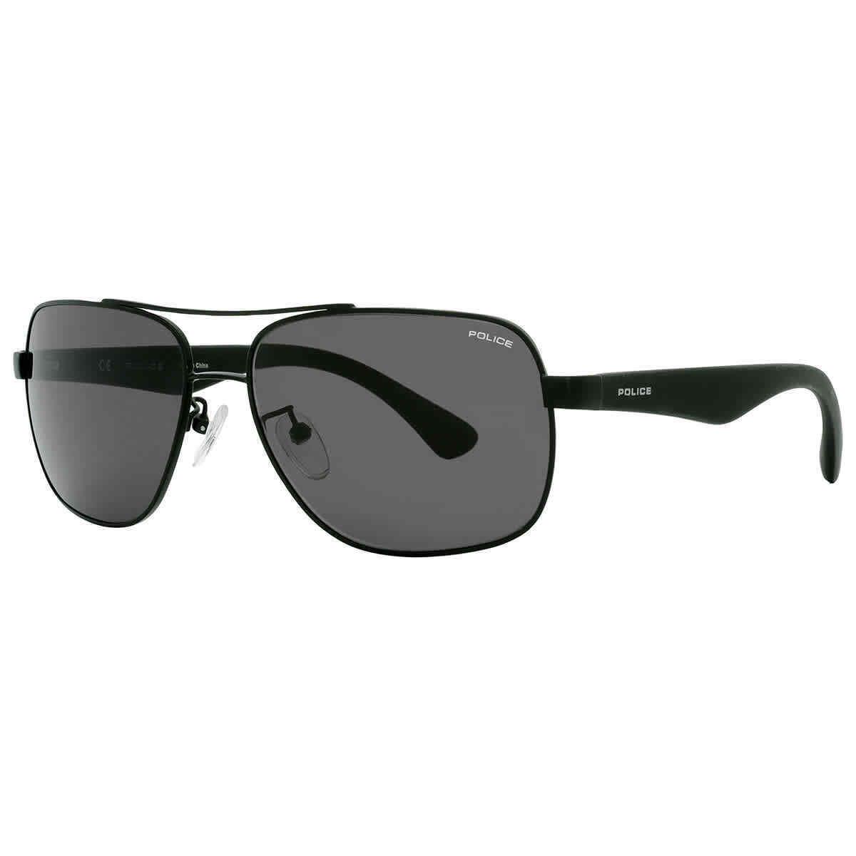 Police Grey Navigator Men`s Sunglasses SPL655 0531 60 SPL655 0531 60