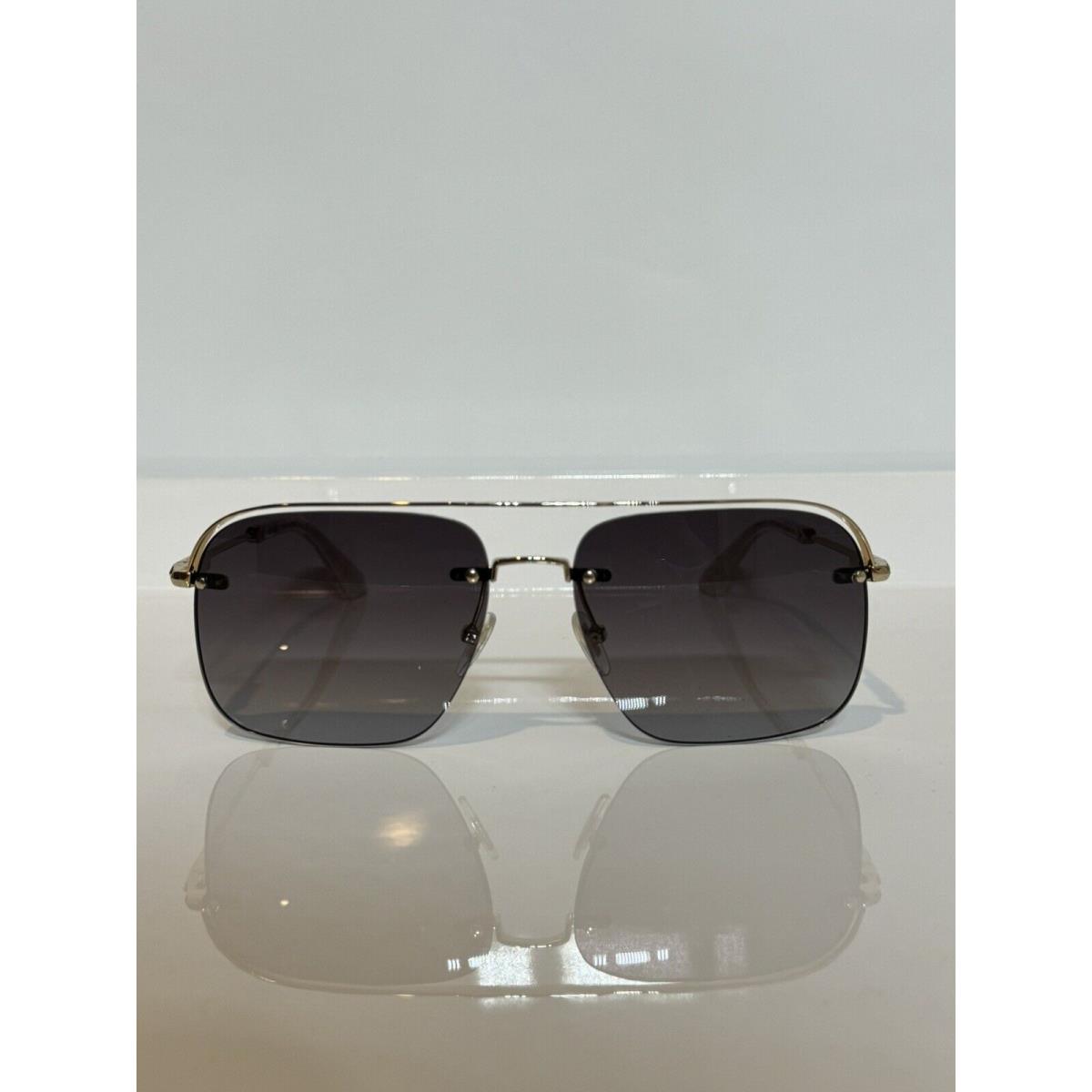 Police SPLF72 Gold Rimless Metal Men s Sunglasses 59mm