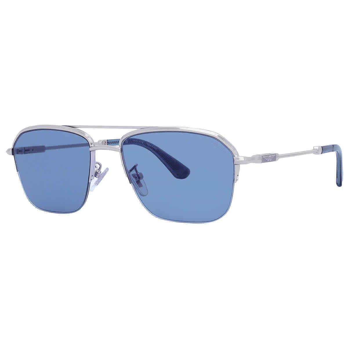 Police Blue Navigator Unisex Sunglasses SPLL18M 0579 56 SPLL18M 0579 56