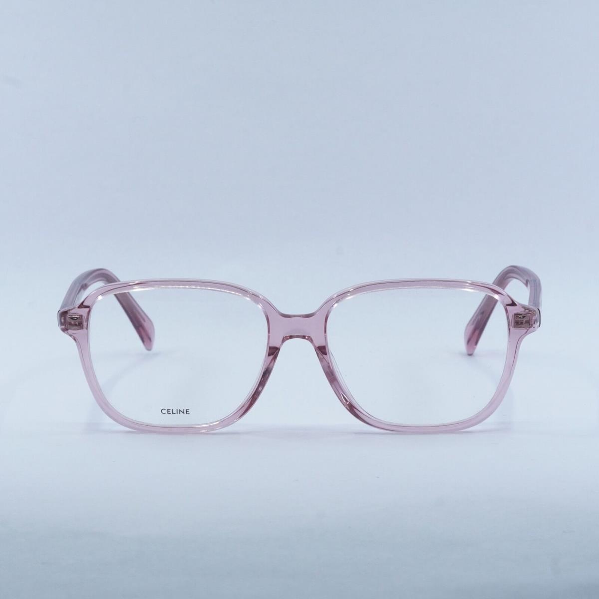 Celine CL50087I 072 Transparent Pink 55mm Eyeglasses