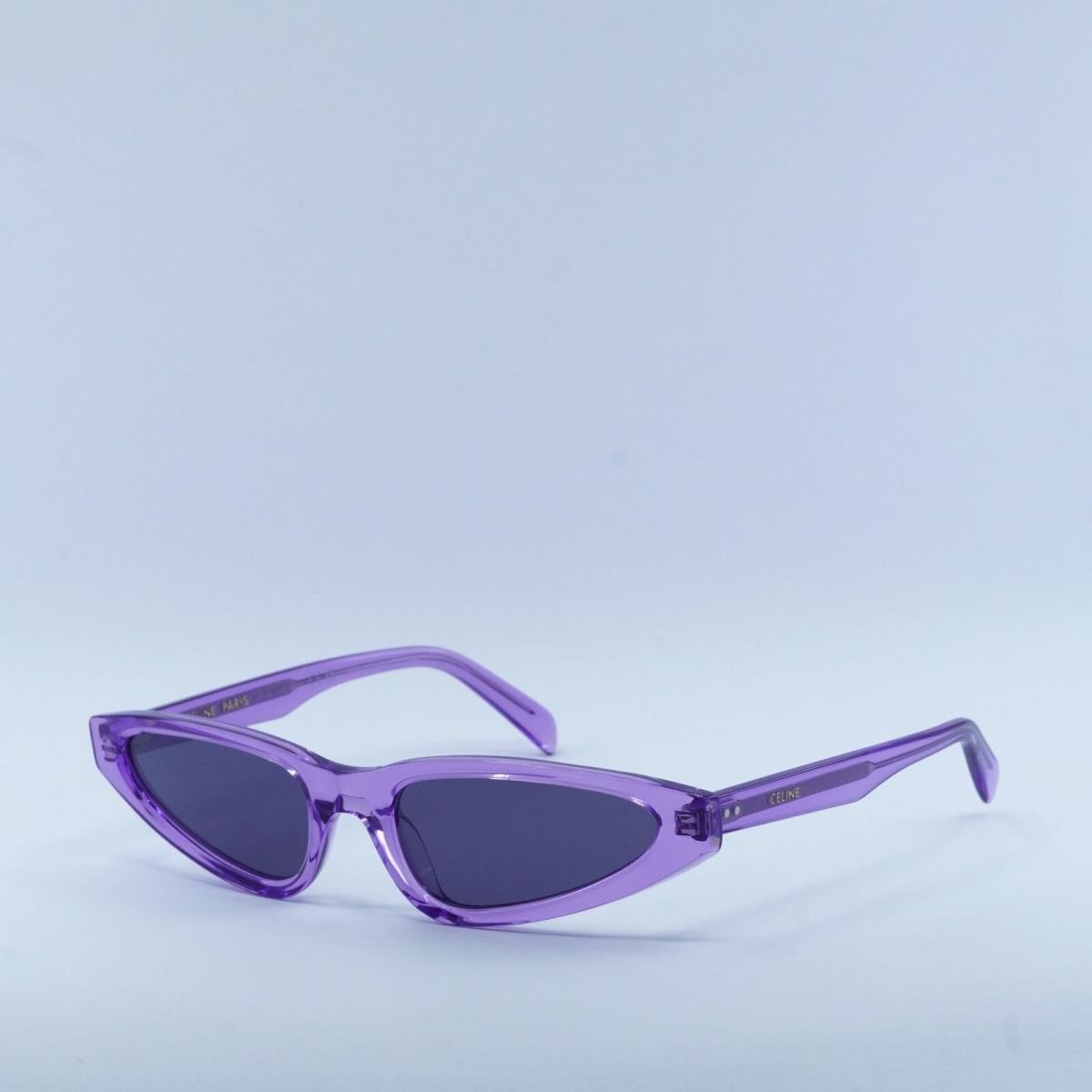 Celine CL40231I 81Y Transparent Lilac/violet 56-19-140 Sunglasses