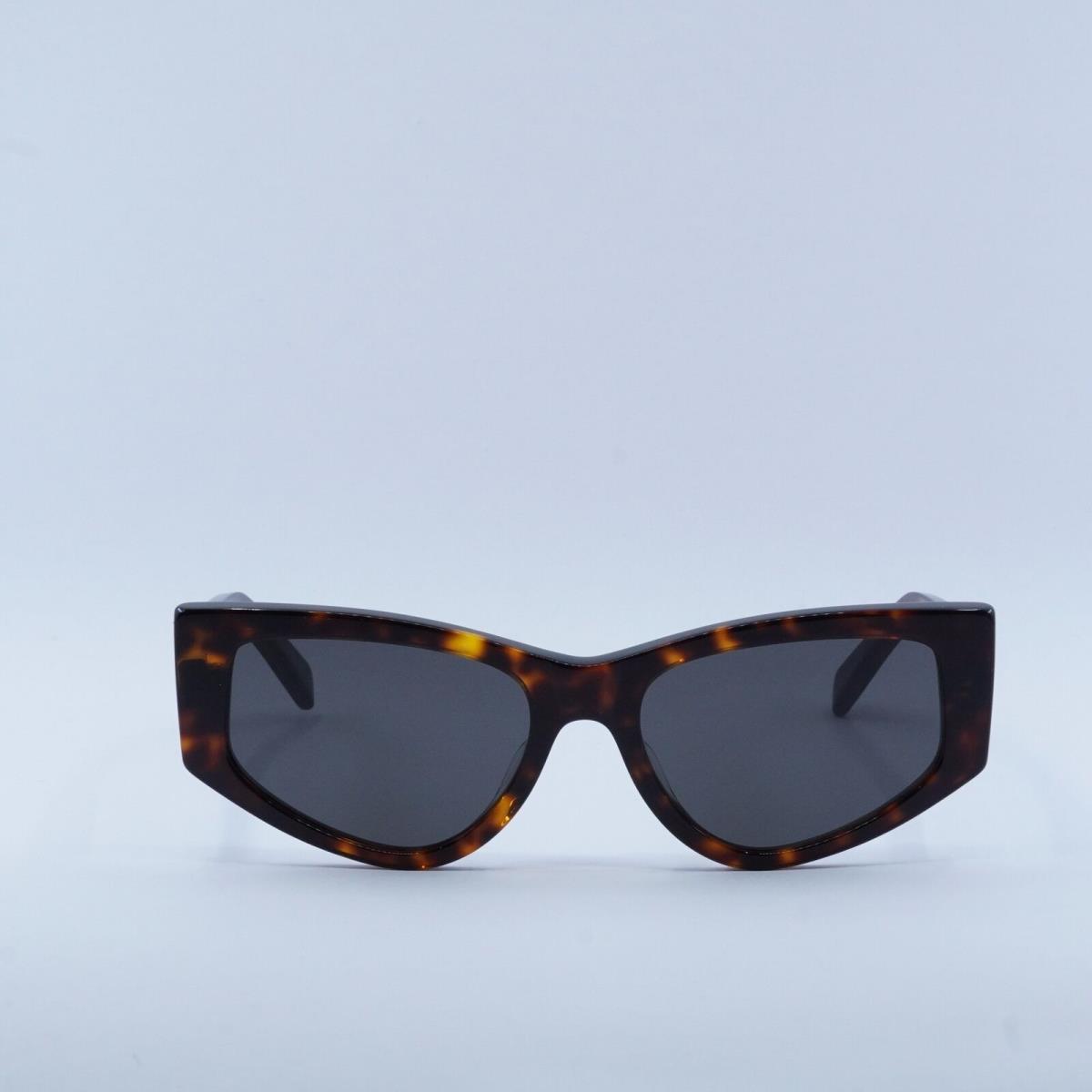 Celine CL40223F 52A Dark Havana/smoke 56-18-145 Sunglasses