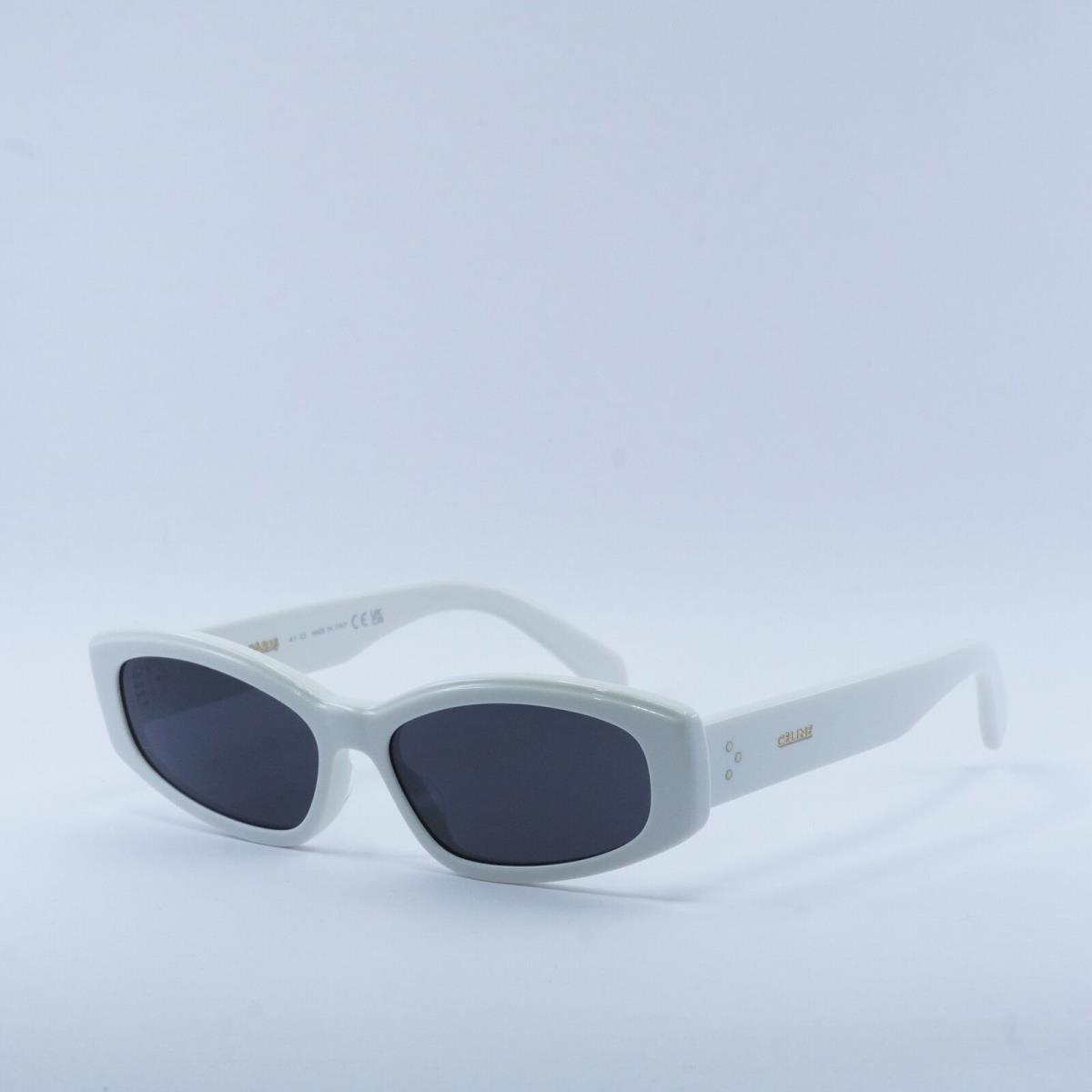 Celine CL40252I 25A Shiny Ivory/smoke 58-16-135 Sunglasses