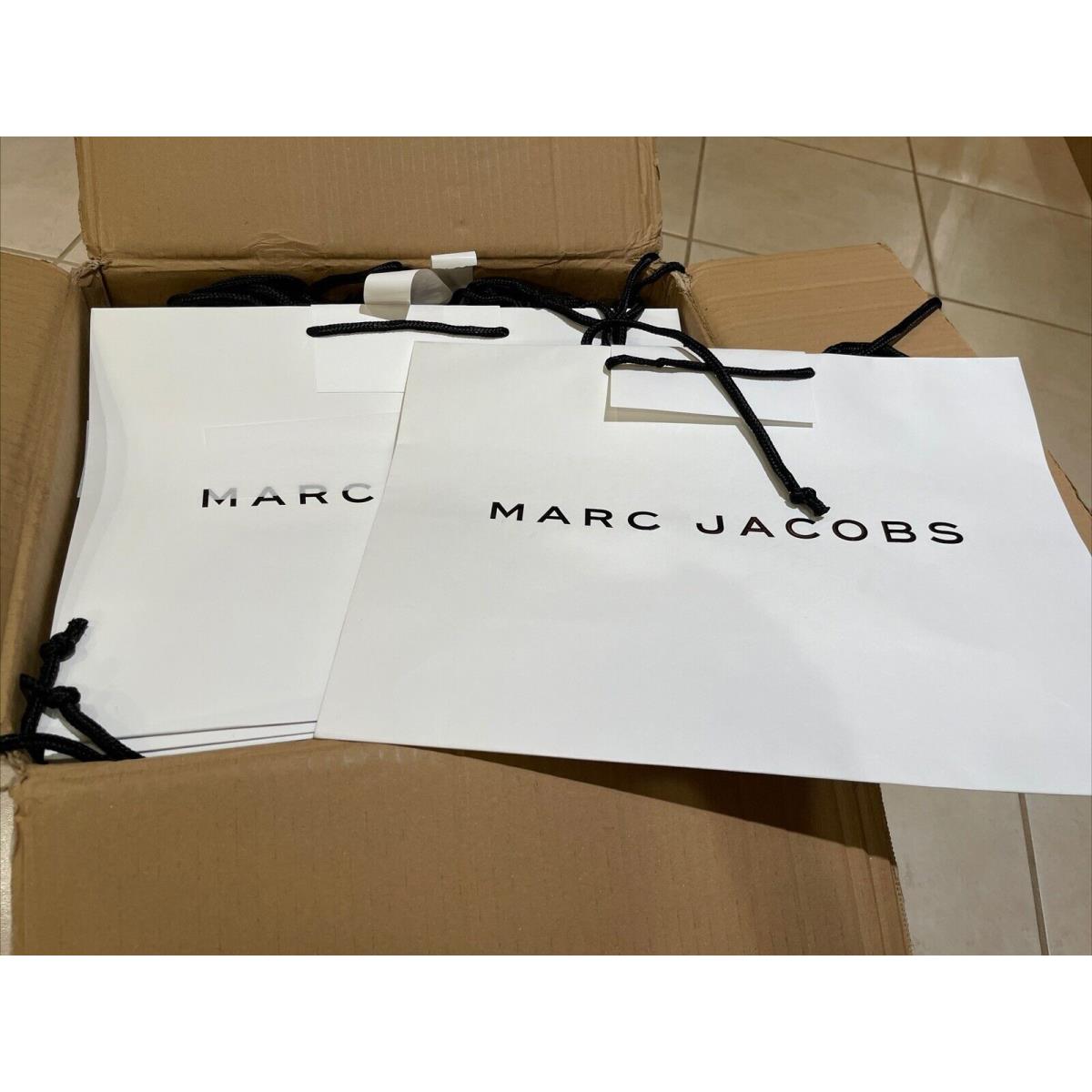 Approx 100 Marc Jacobs Large White Thick Quality Shopping Bag 16 x12 x6 D