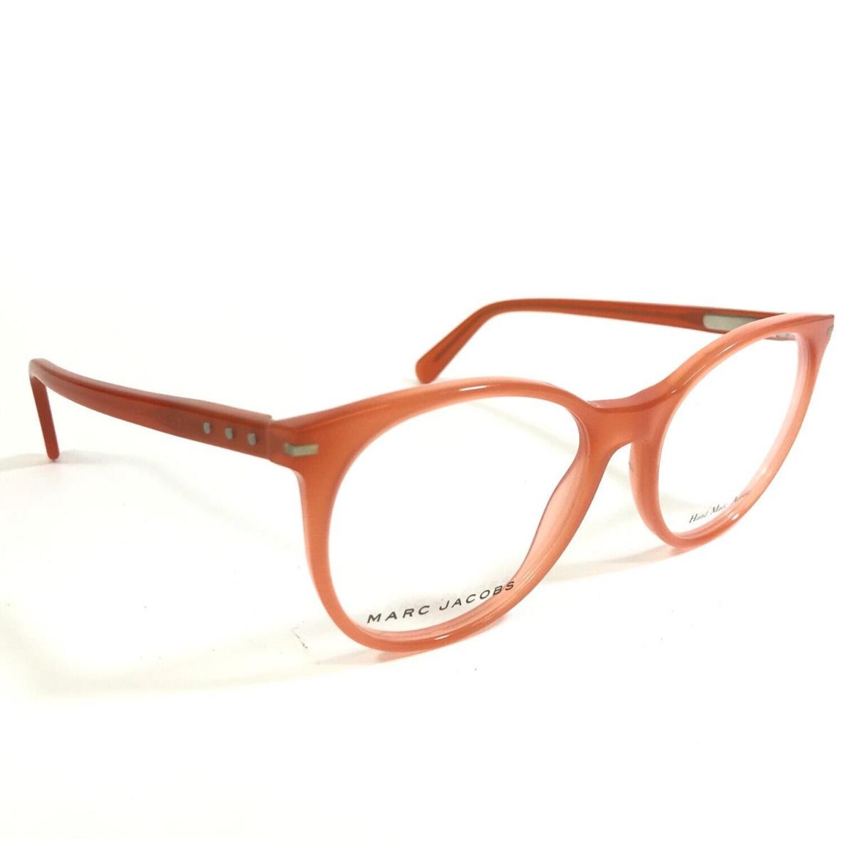 Marc Jacobs Eyeglasses Frames MJ 570 SQ4 Orange Round Cat Eye 52-18-140