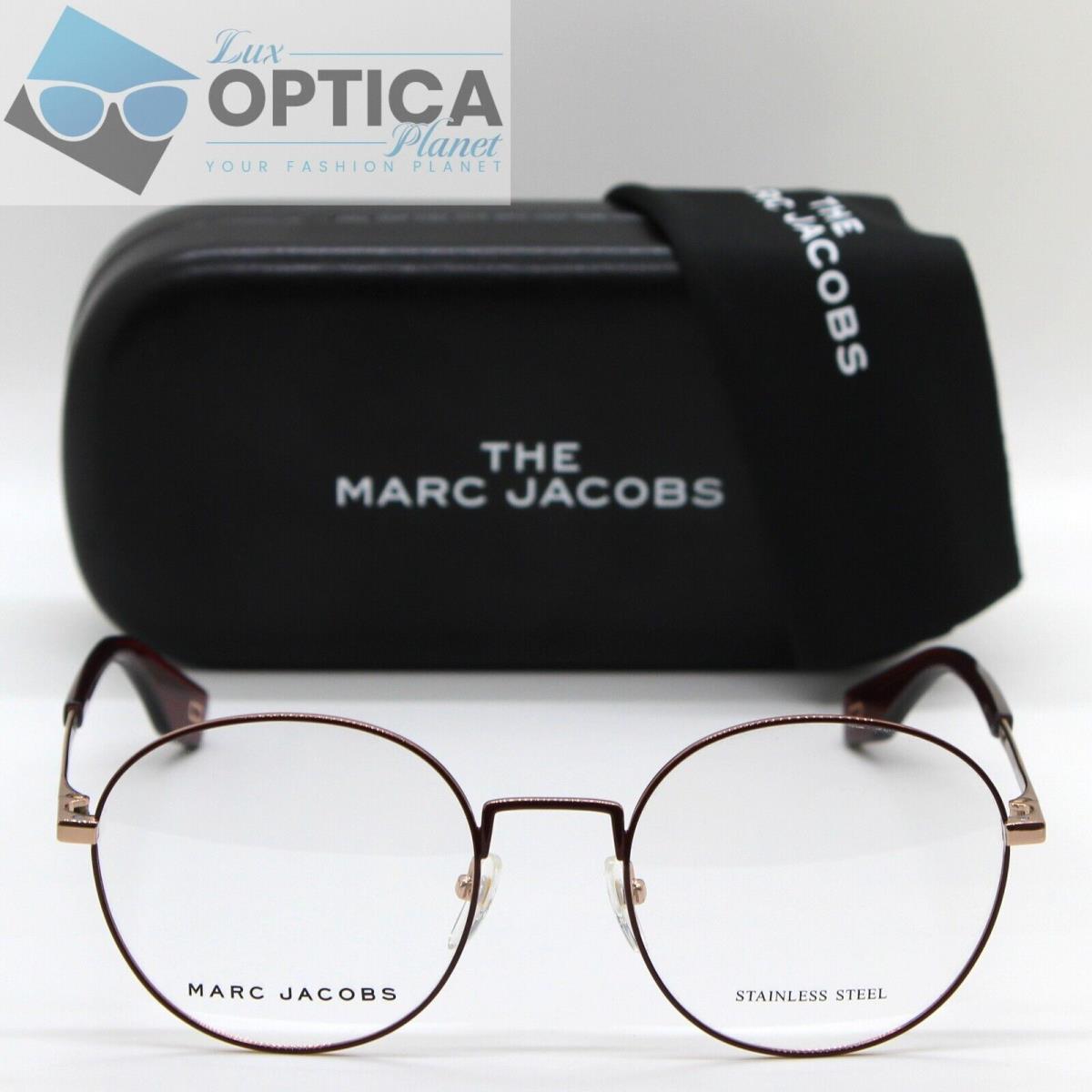 Marc Jacobs Marc 272 Noa Women`s Gold Burgundy Frame Eyeglasses 53mm