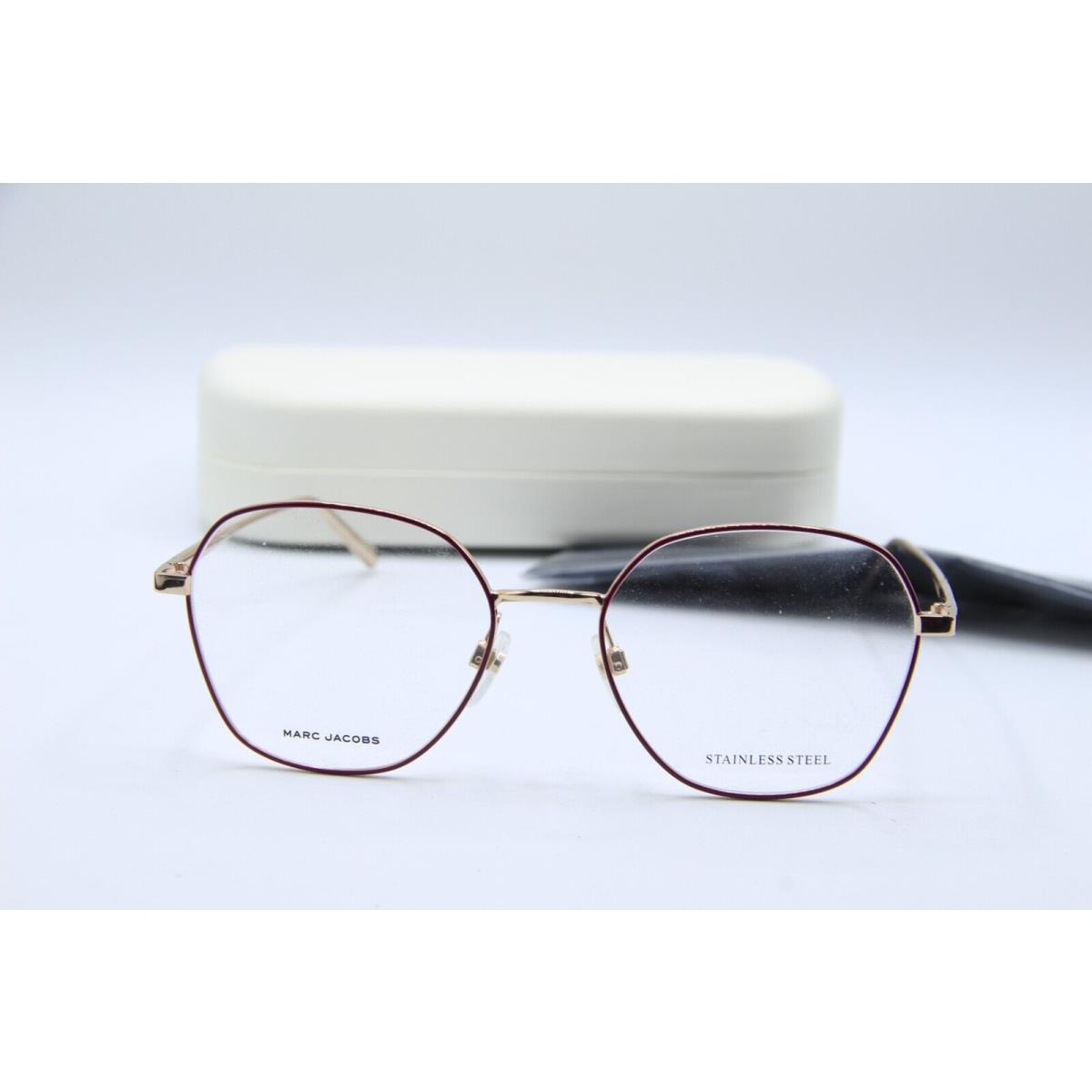 Marc Jacobs 476/G Bsl Fuchsia Gold Frames Eyeglasses 54-18