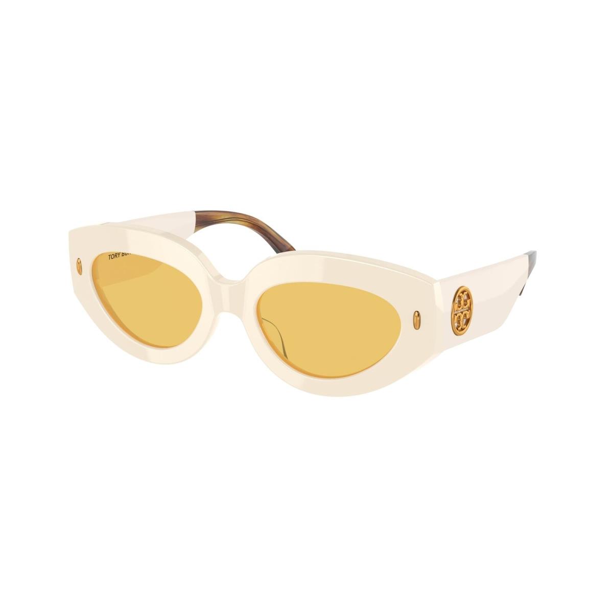 Tory Burch TY7171U 18887C Ivory Solid Amber 51 mm Women`s Sunglasses