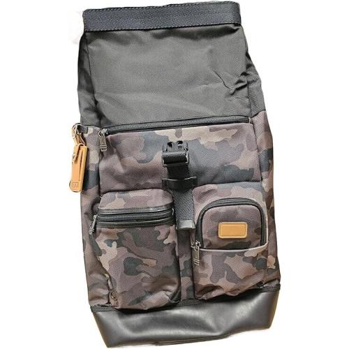 Tumi 111761 Cypress Camo Design with Gunmetal Hardware Large Roll Top Backpack