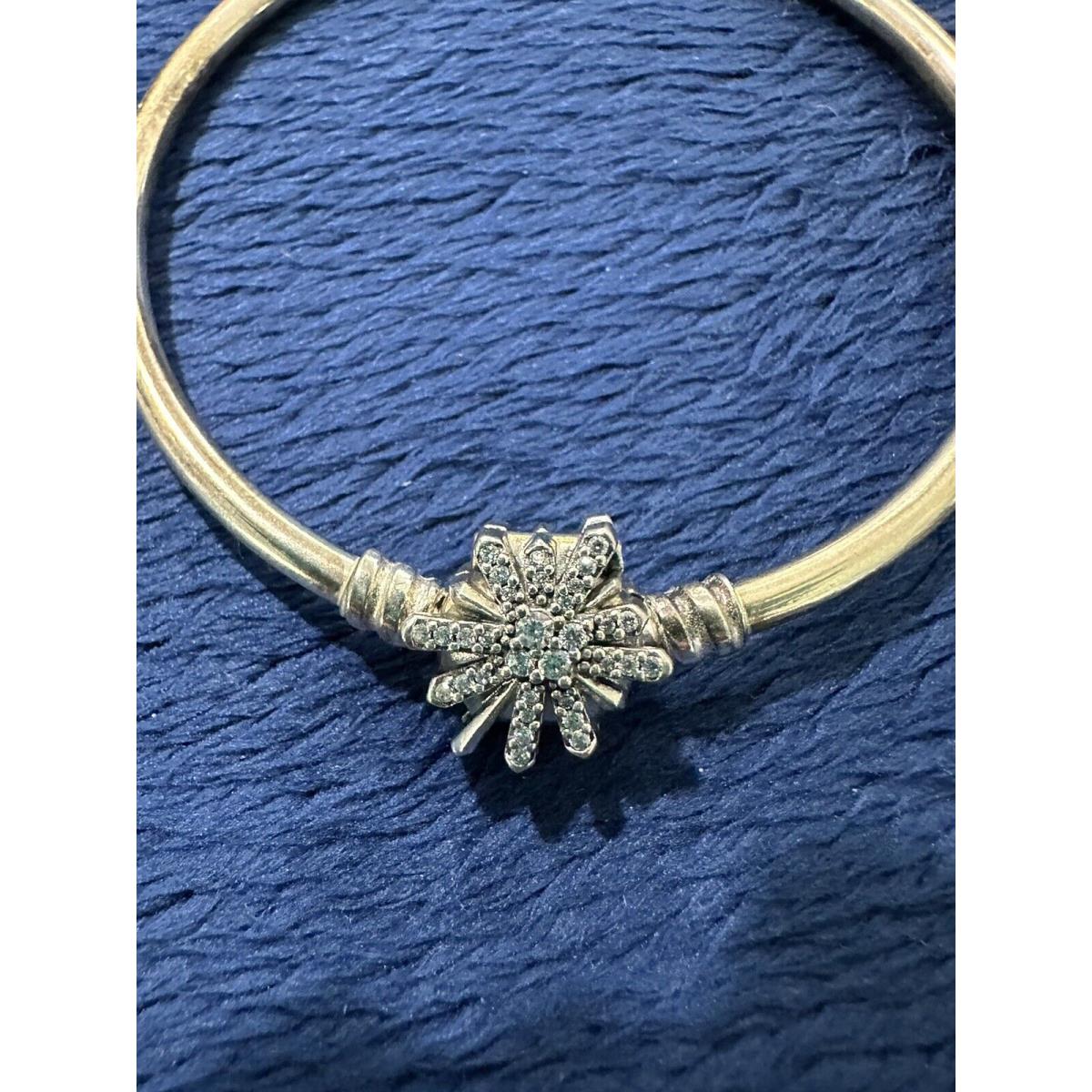 Pandora Fireworks 925 Bangle Bracelet The Best Is Yet To Come