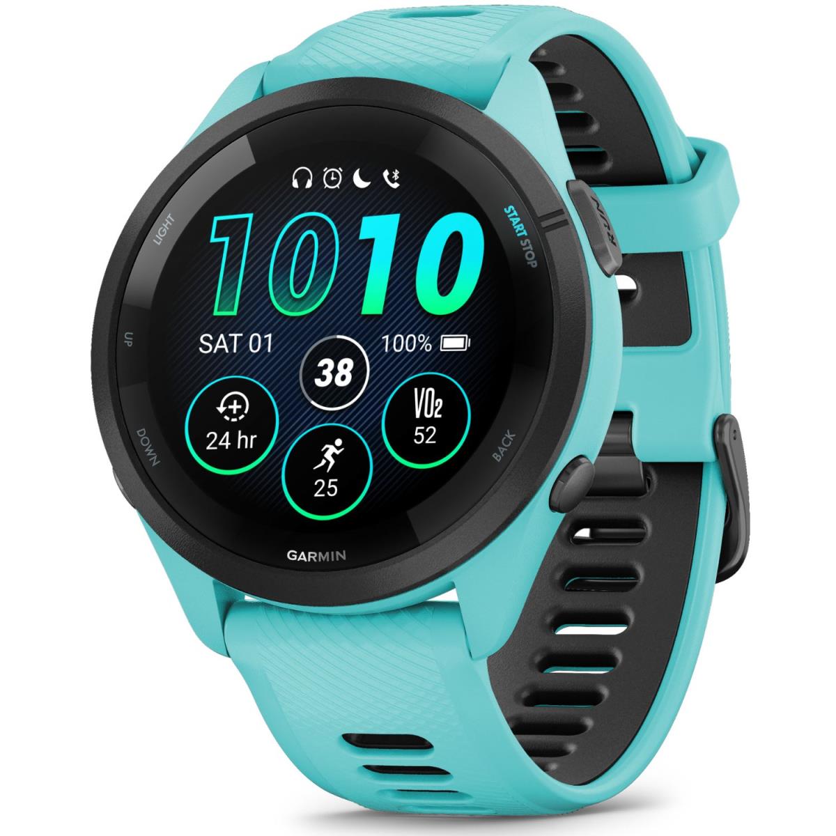 Garmin Forerunner 265 Gps Fitness Smartwatch Aqua/Black