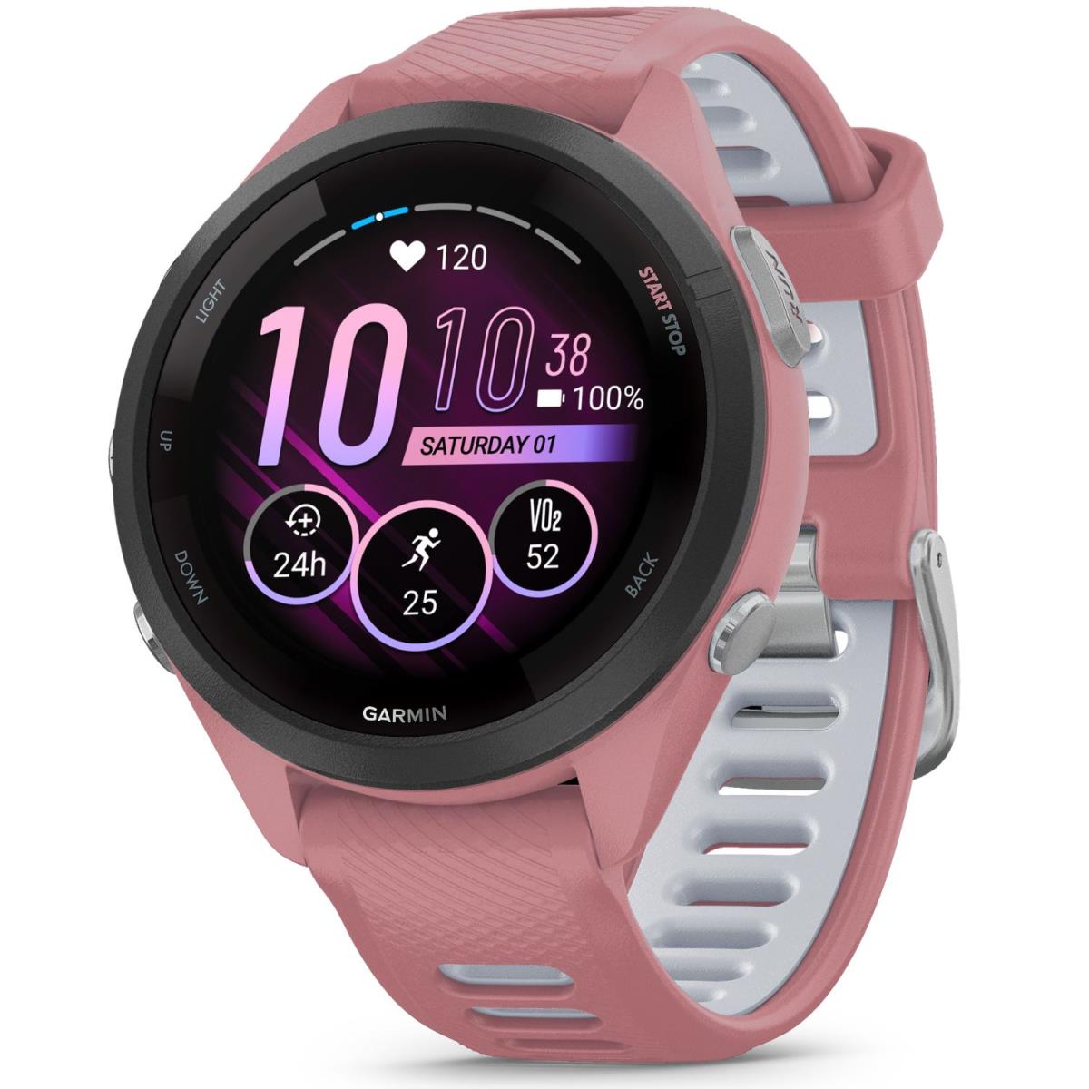 Garmin Forerunner 265S Gps Fitness Smartwatch Light Pink/Whitestone