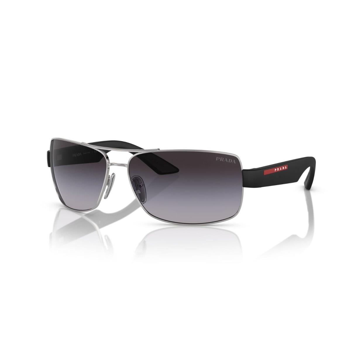 Prada Linea Rossa PS 50ZS Silver/grey Shaded 1BC-09U Sunglasses