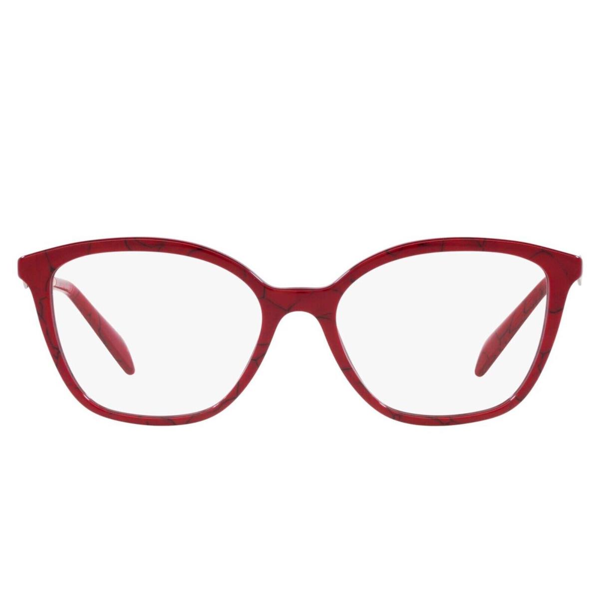 Prada PR 02ZV Red 15D-1O1 Eyeglasses