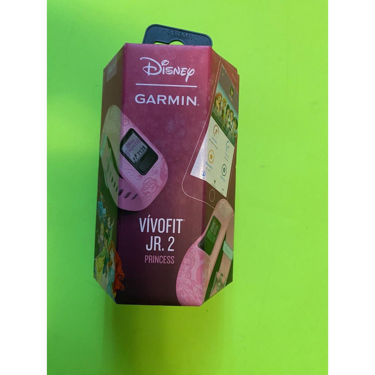 Garmin Vivofit Jr. 2 Kids Fitness/activity Tracker Disney Princess Pink