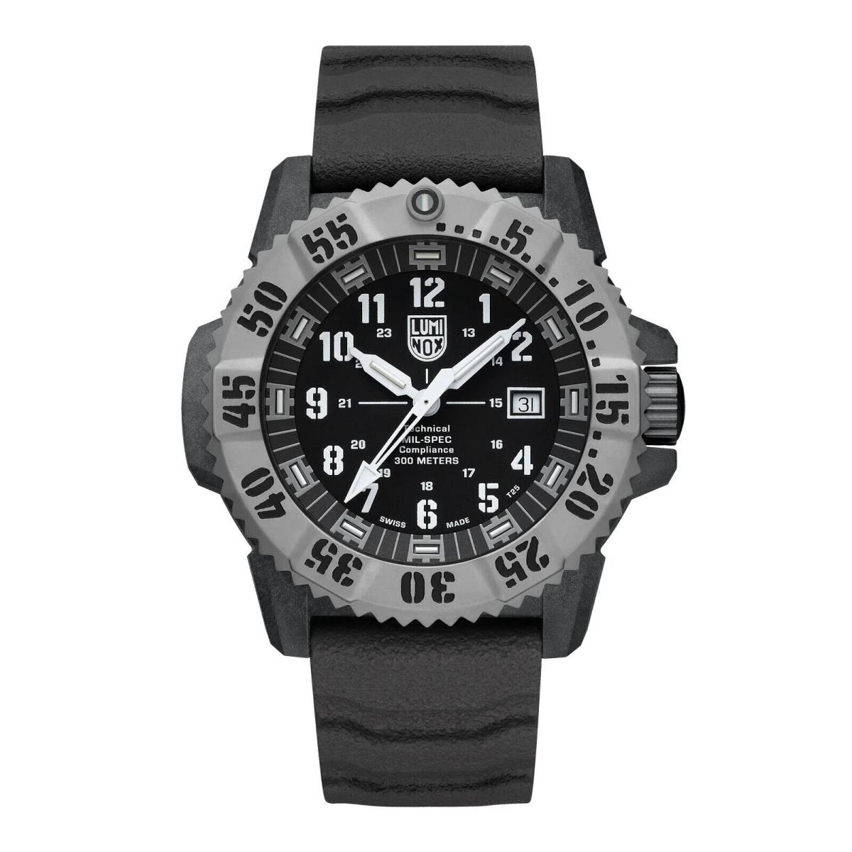 Luminox XL.3351.1.SET Mil-spec Military Carbonox 46 mm Rubber Quartz Men`s Watch