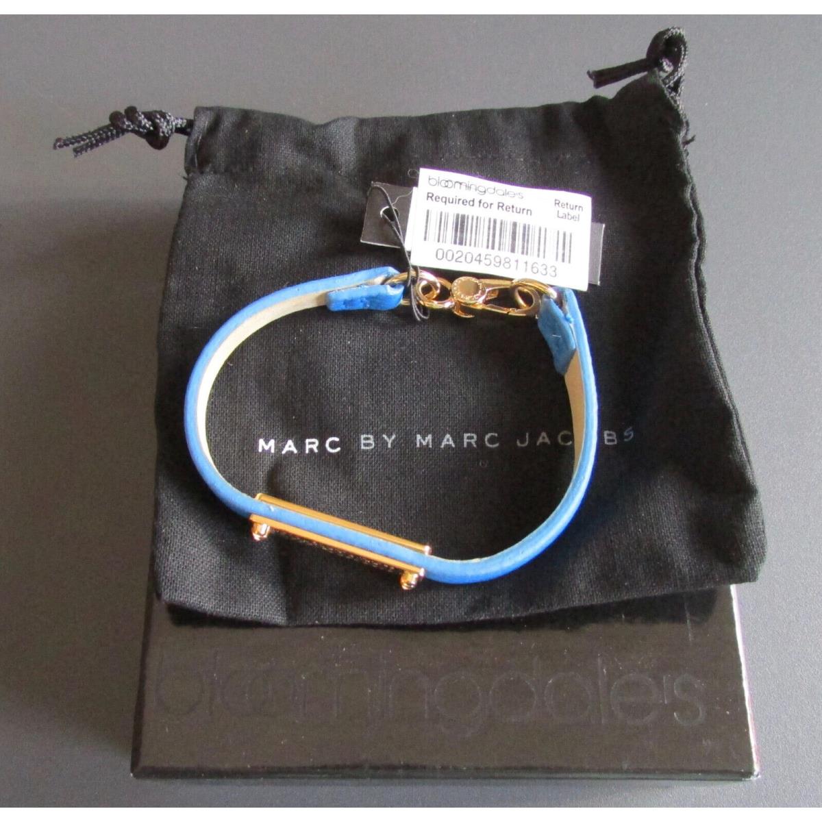Marc Jacobs Bracelet Standard Supply Electric Blue Lemonade Leather