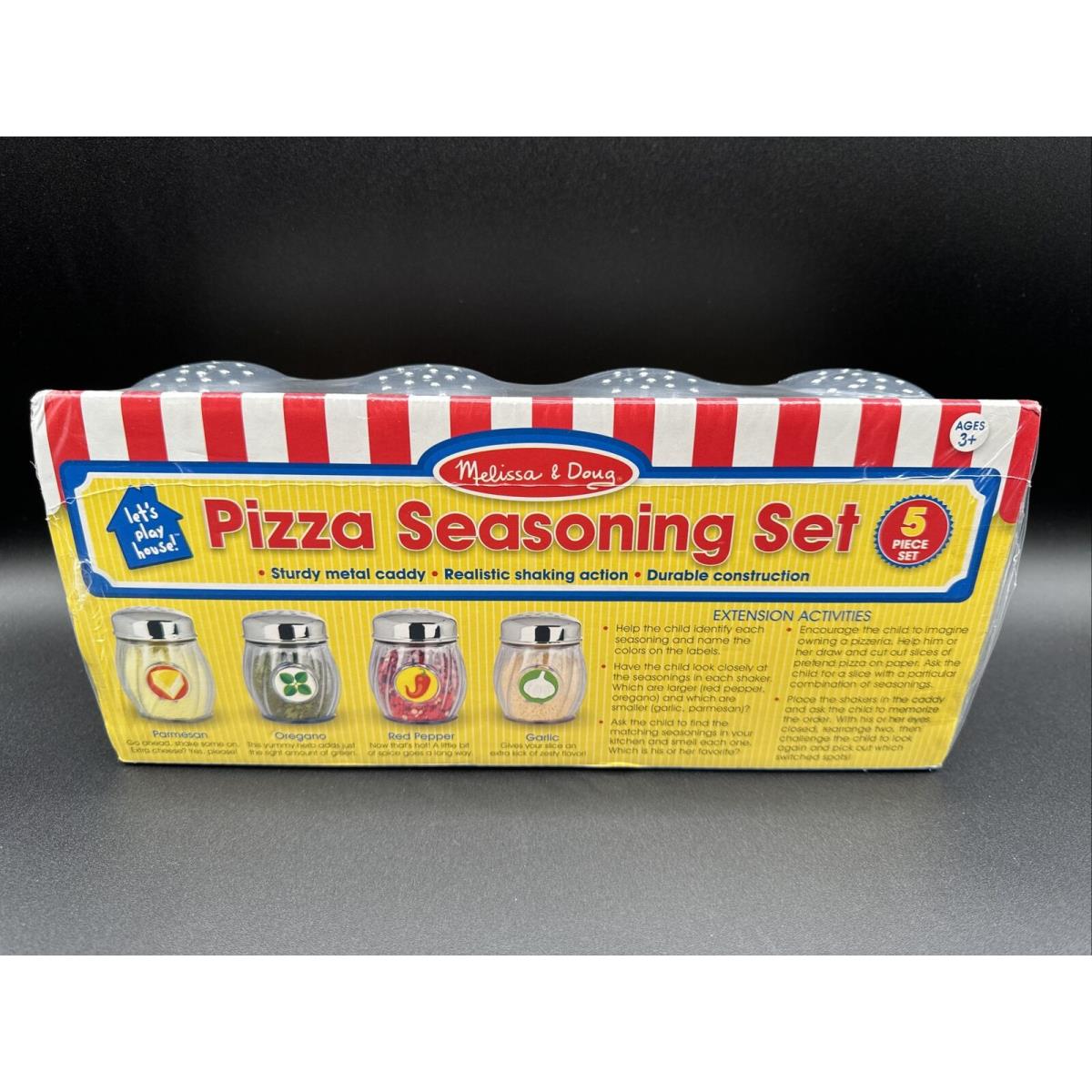 Melissa and Doug Let s Play House Seasoning Set Pizza New