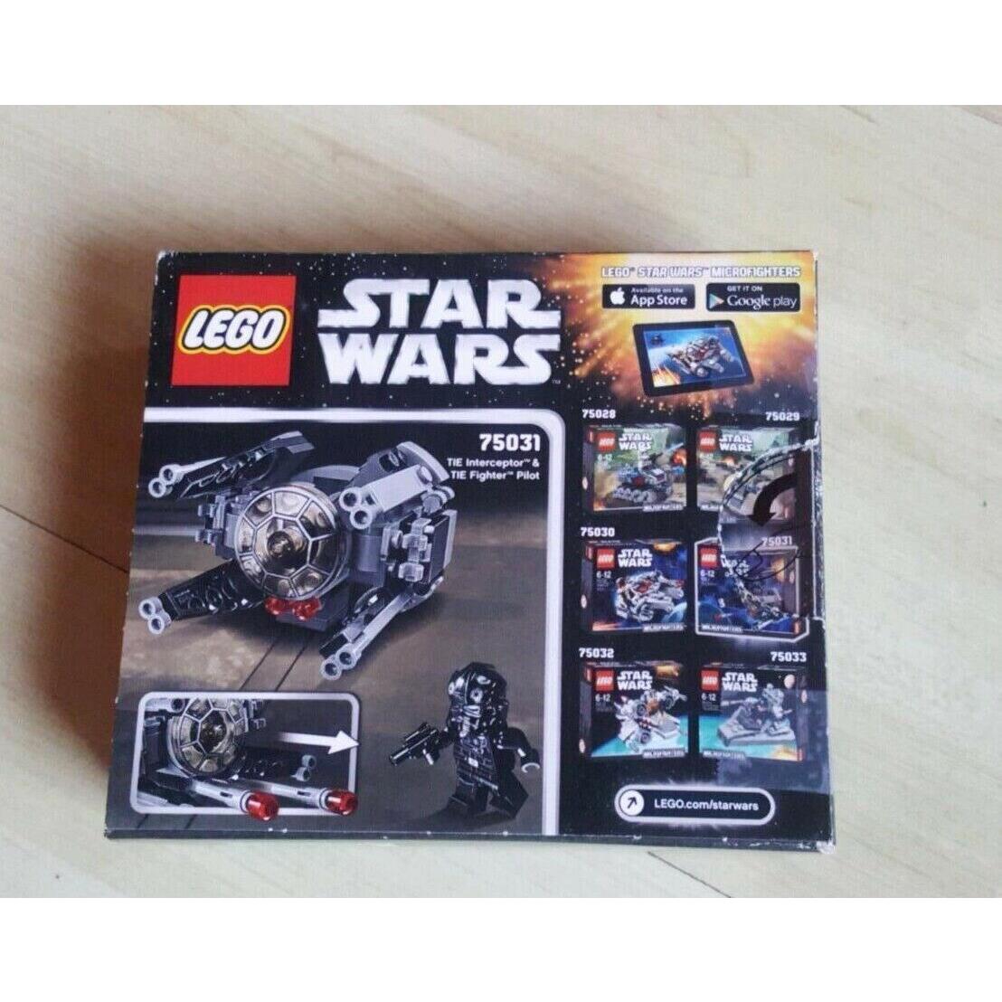 Lego 75031 Star Wars Microfighters Series 1 Tie Interceptor Building Kit 92 Pcs