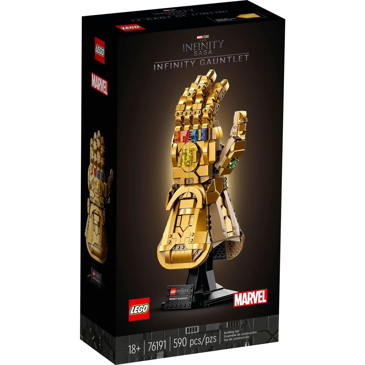 Lego Marvel Infinity Gauntlet 76191 Building Toy Set Thanos Glove Gift