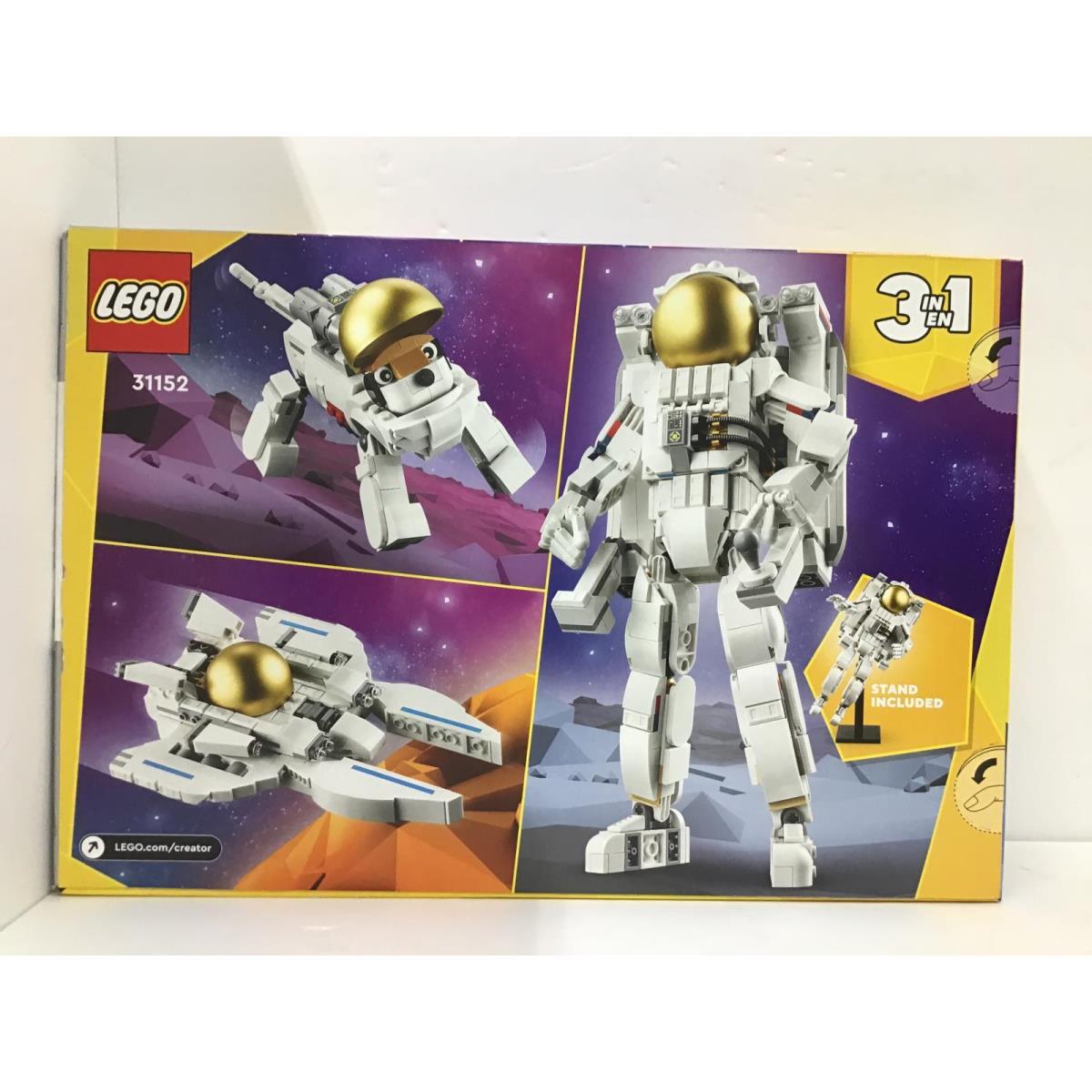 Lego 31152 Creator 3 in 1 Space Astronaut 647 Pcs Set 6465048