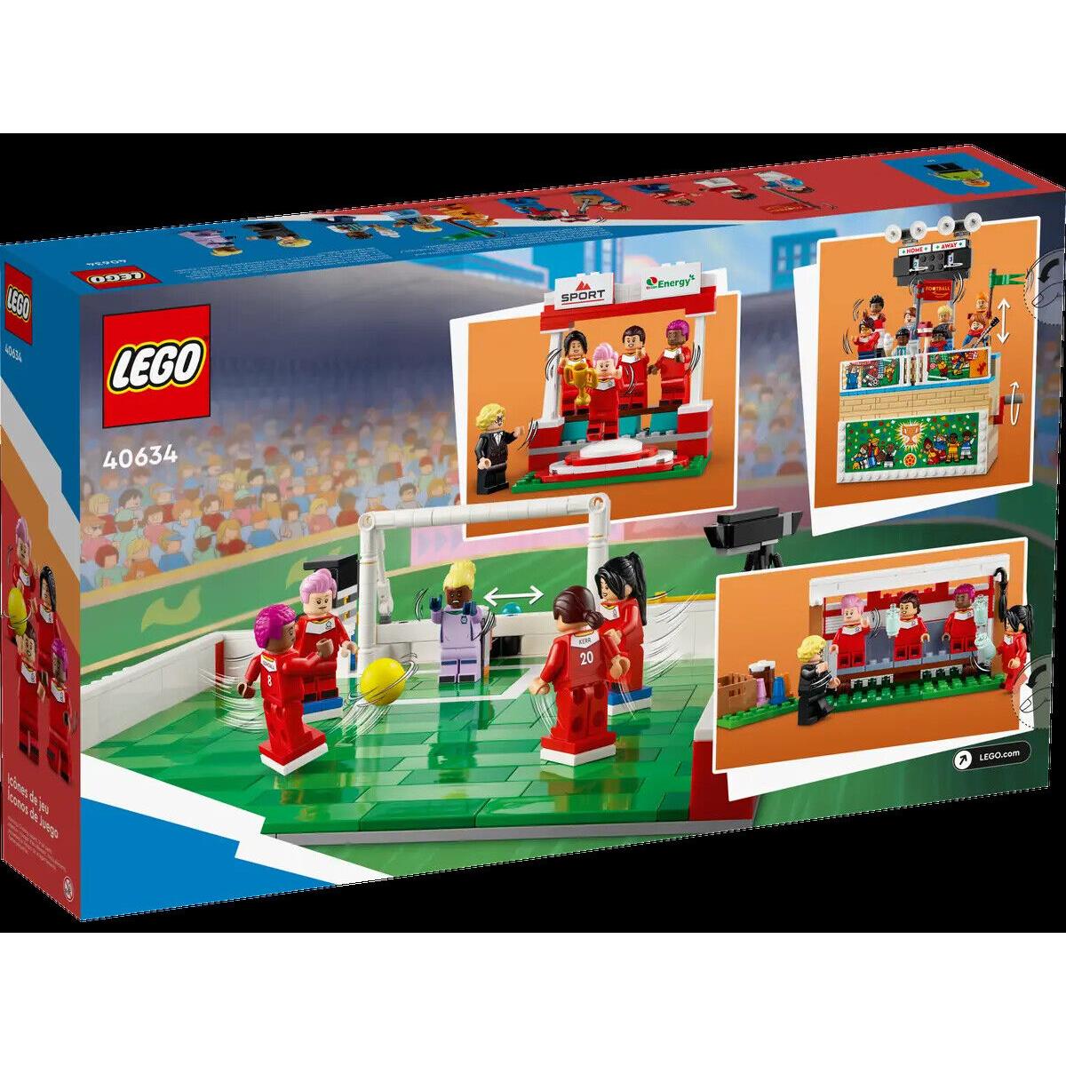 Lego Icons of Play Soccer Toy 40634 Building Set 15 Minifigures Gift