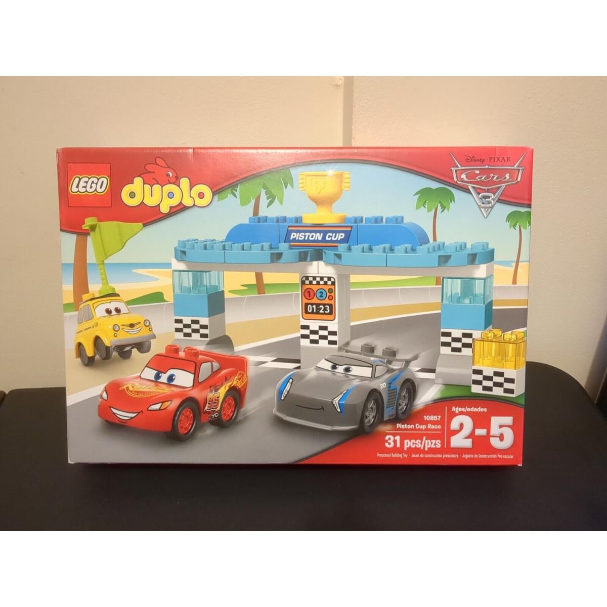 Lego Duplo Cars 3 Piston Cup Race Set 10857 Mcqueen Luigi Jackson Storm Mib