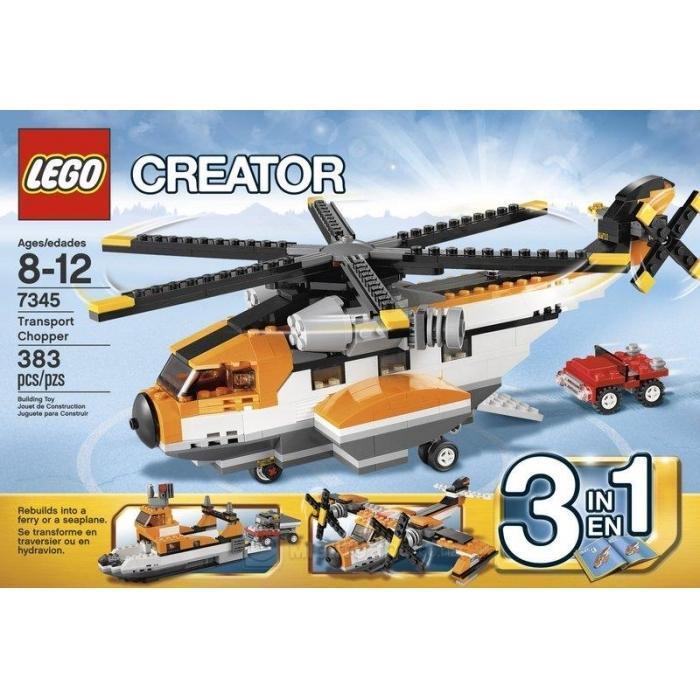 Lego Transport Chopper 7345 Complete Set