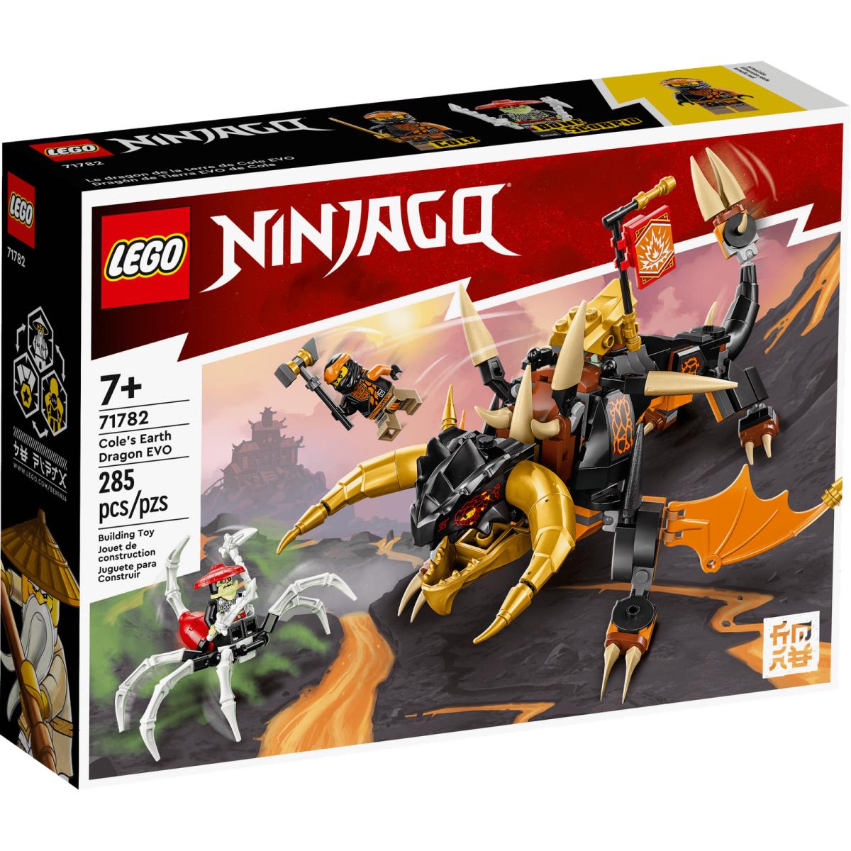 Lego Ninjago Cole s Earth Dragon Evo 71782 Building Toy Set Gift