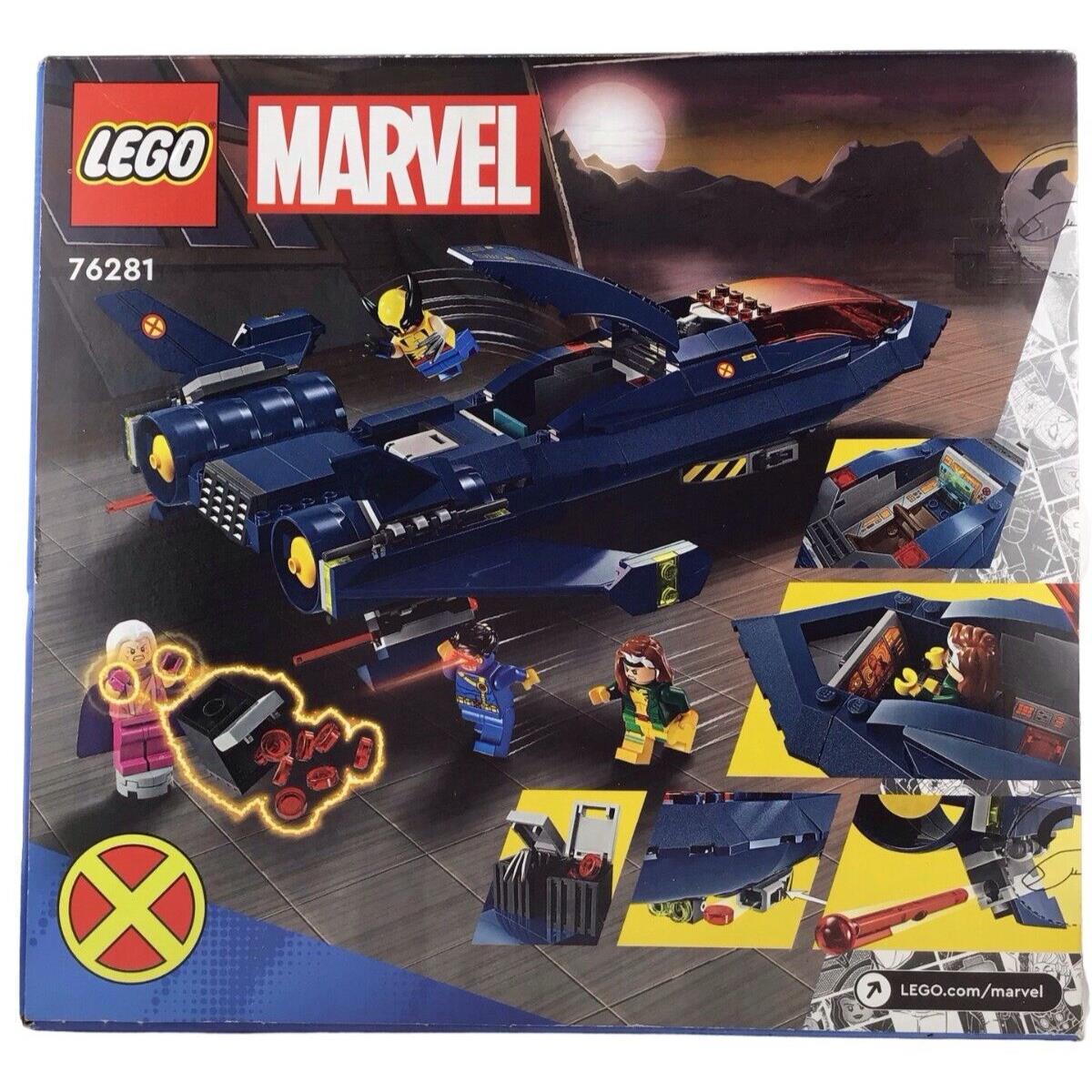Marvel Lego 76281 X-men `97 X-jet Building Set Building Set