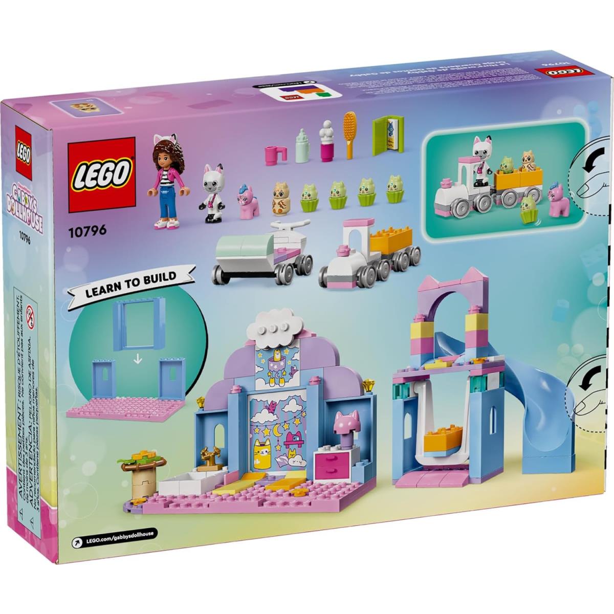 Lego Gabby s Dollhouse Gabby s Kitty Care Ear 10796 Building Toy Set Gift