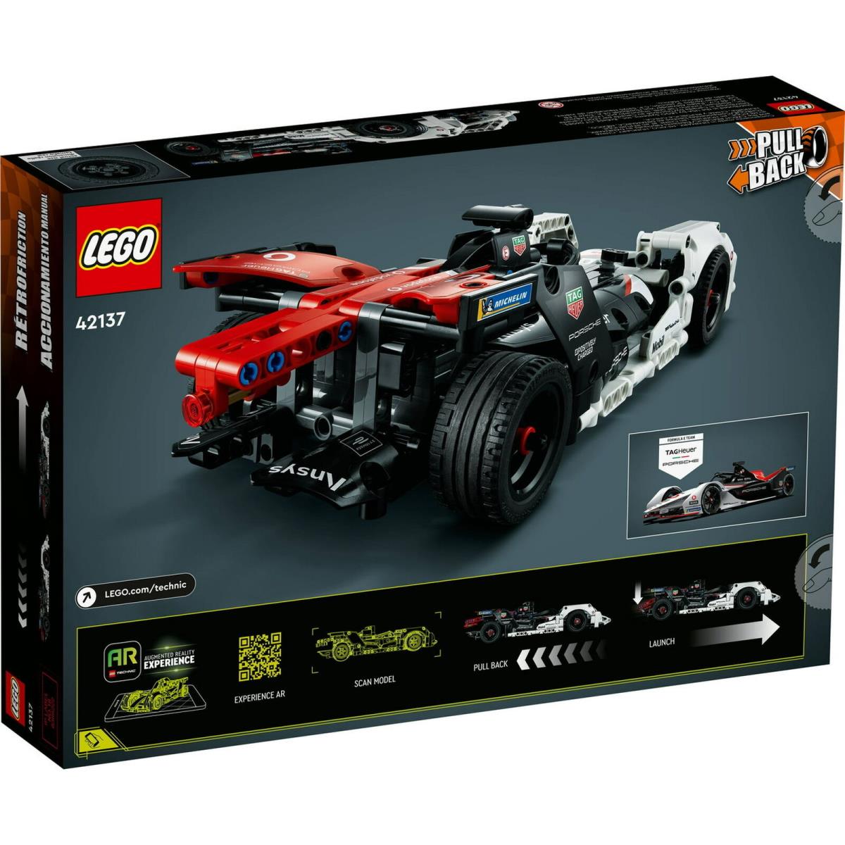 Lego Technic Formula E Porsche 99X Electric 42137 Building Toy Set Gift