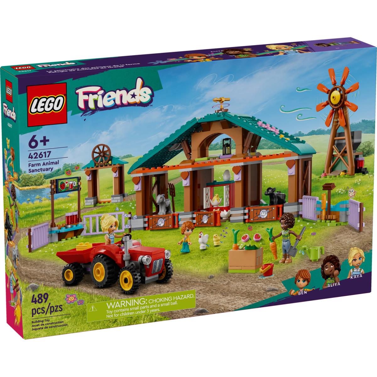 Lego Friends Farm Animal Sanctuary 42617 Building Toy Set 3 Mini-doll 5 Animal