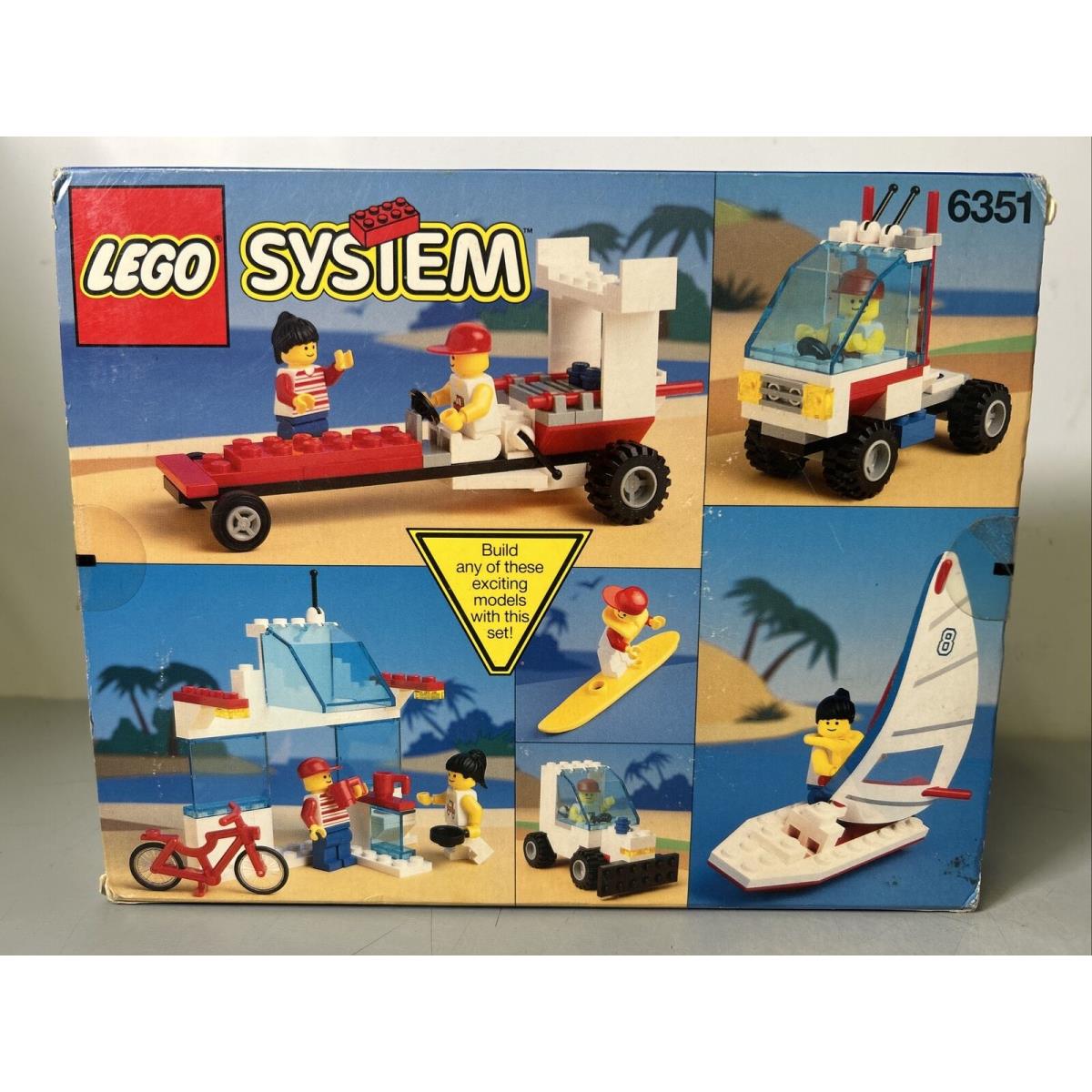 Vintage Lego Town: Surf N` Sail Camper 6351