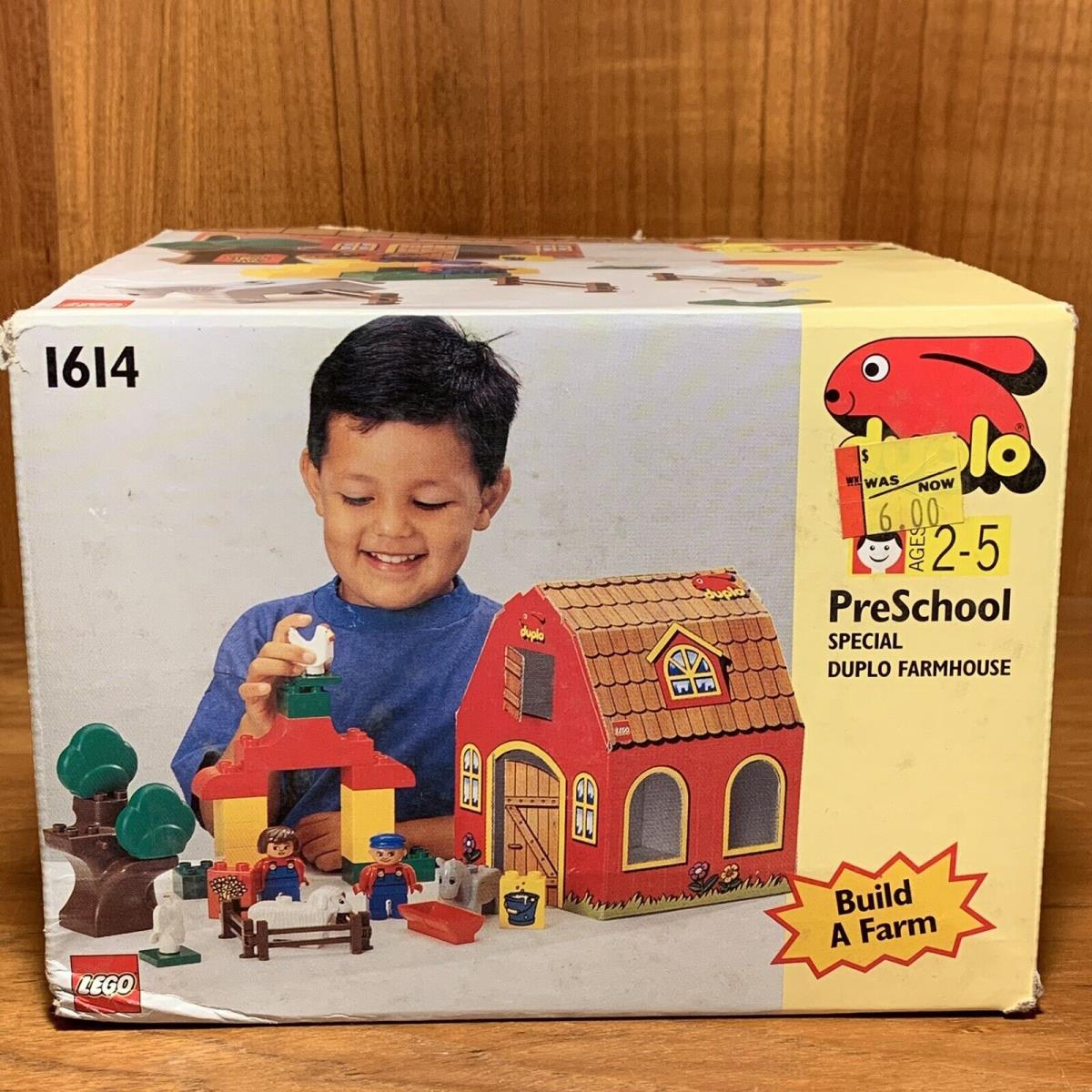 Lego Duplo Farmhouse Vintage 90s Build A Farm Animals Box 1614 Preschool