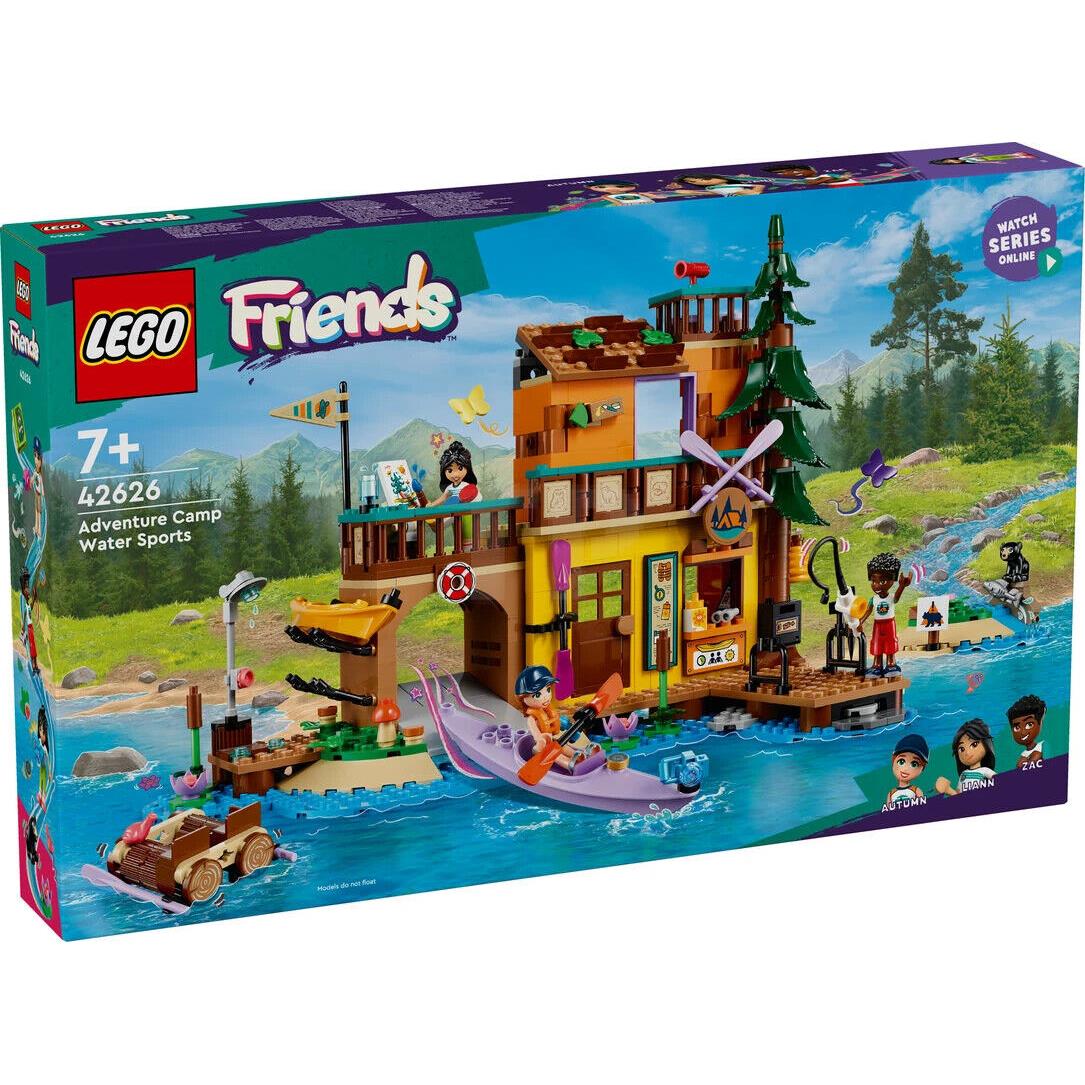 Lego Friends Adventure Camp Water Sports 42626 Building Toy Set Gift