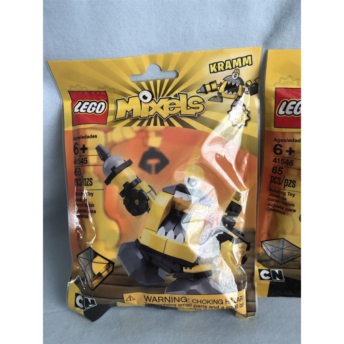 Lego Set Series 6 Mixels 41545 Kramm 41546 Forx 41547 Wuzzo