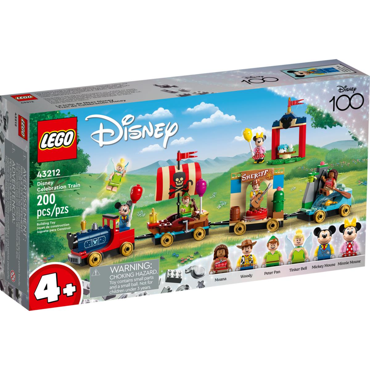 Lego Disney 100 Celebration Train 43212 Building Toy Set Gift