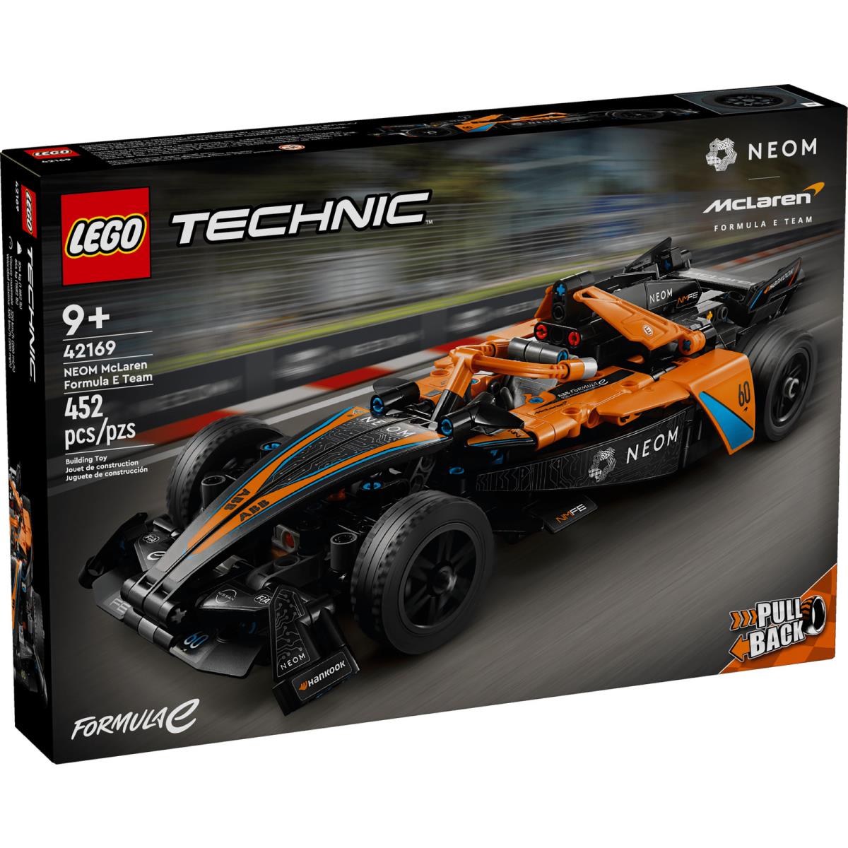 Lego Technic Neom Mclaren Formula E Team Race Car 42169 Building Toy Set