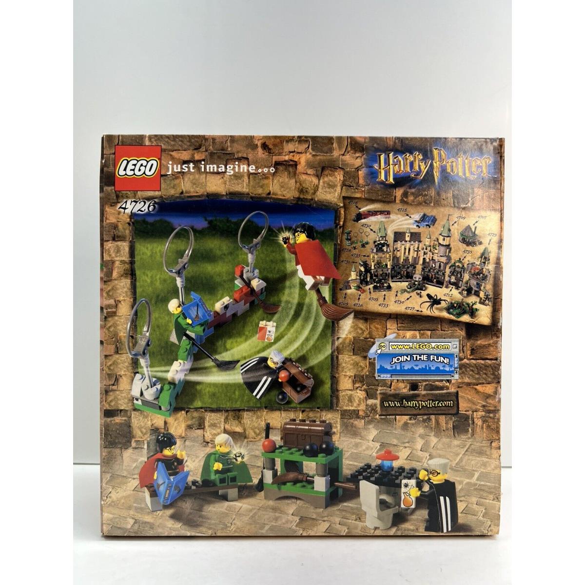 Lego 4726 Harry Potter 2002 Quidditch Practice Pristine