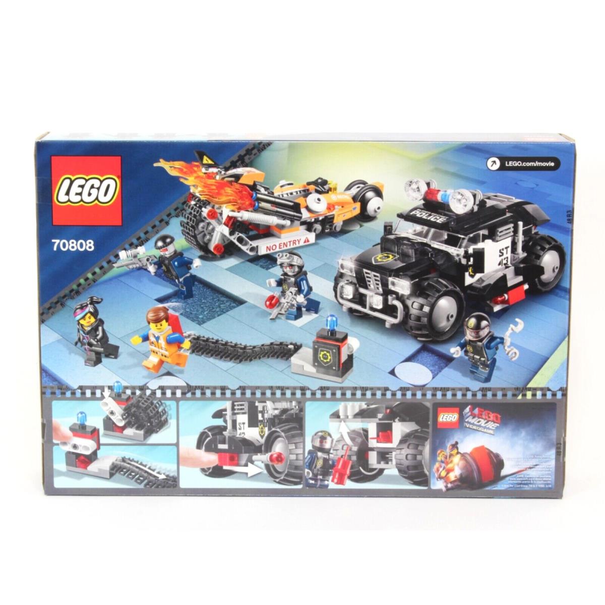 The Lego Movie Super Cycle Chase - Set 70808 Emmet Lucy Wyldstyle Robe Swat