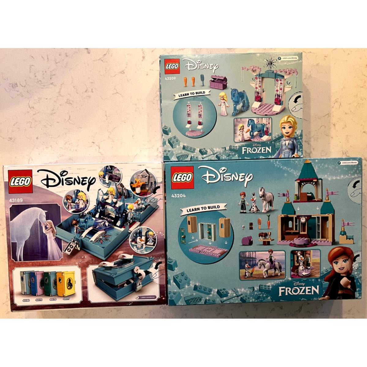 Lego Disney Frozen Elsa Anna Nokk`s Stable Storybook Castle 43204 43189 43209